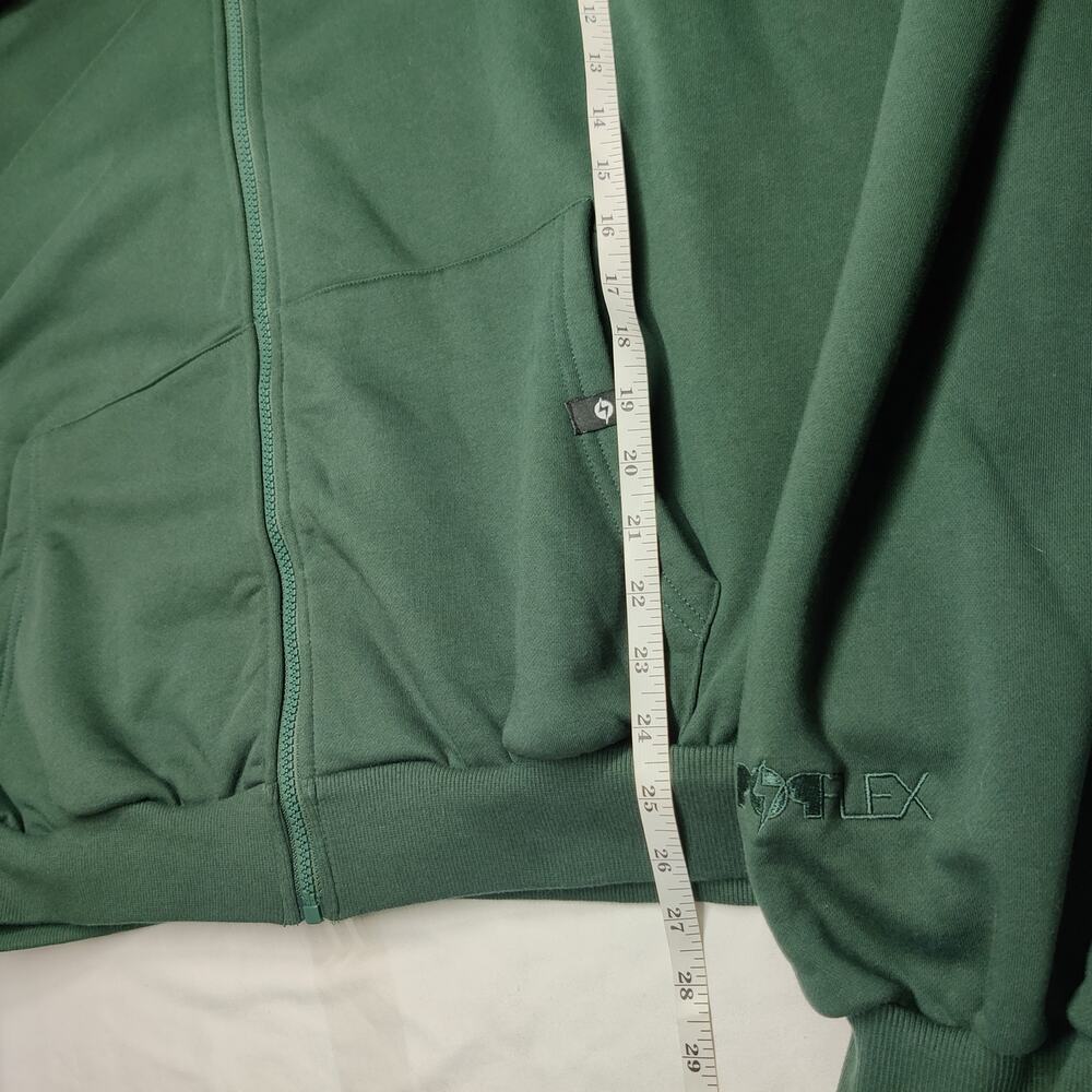 Popflex Full Zip Oversized Cloud Hoodie Game Time Green Large XL Athleisure - Picture 16 of 16